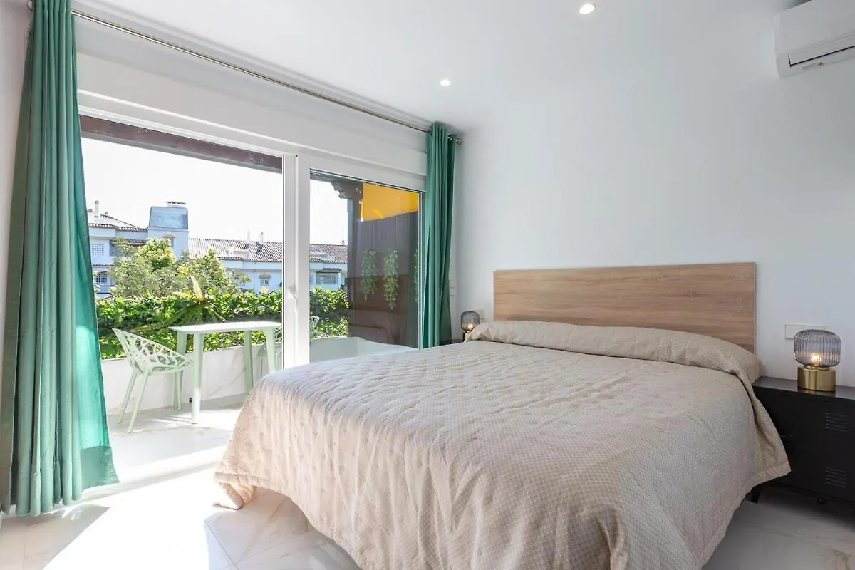 Lägenhet Studio With Sea Views, Pool, Parking And Tennis Court Marbella Spanien